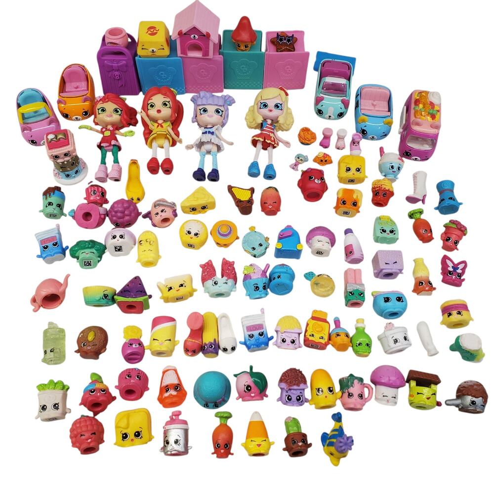 Shopkins Wedding Cake Mixed Lot Happy Places Shoppies Cutie Car Vintage Shopkins